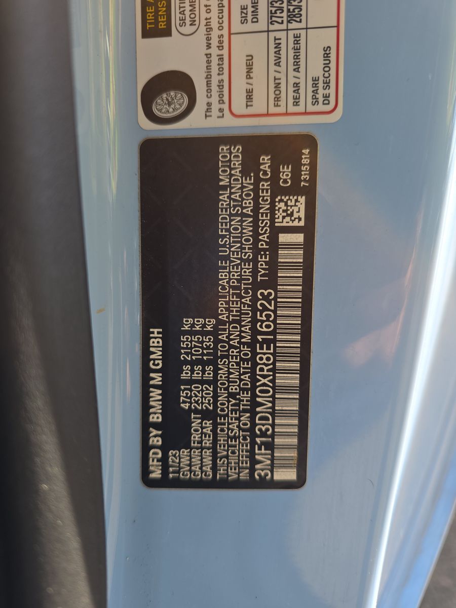 2024 BMW M2 Base RWD