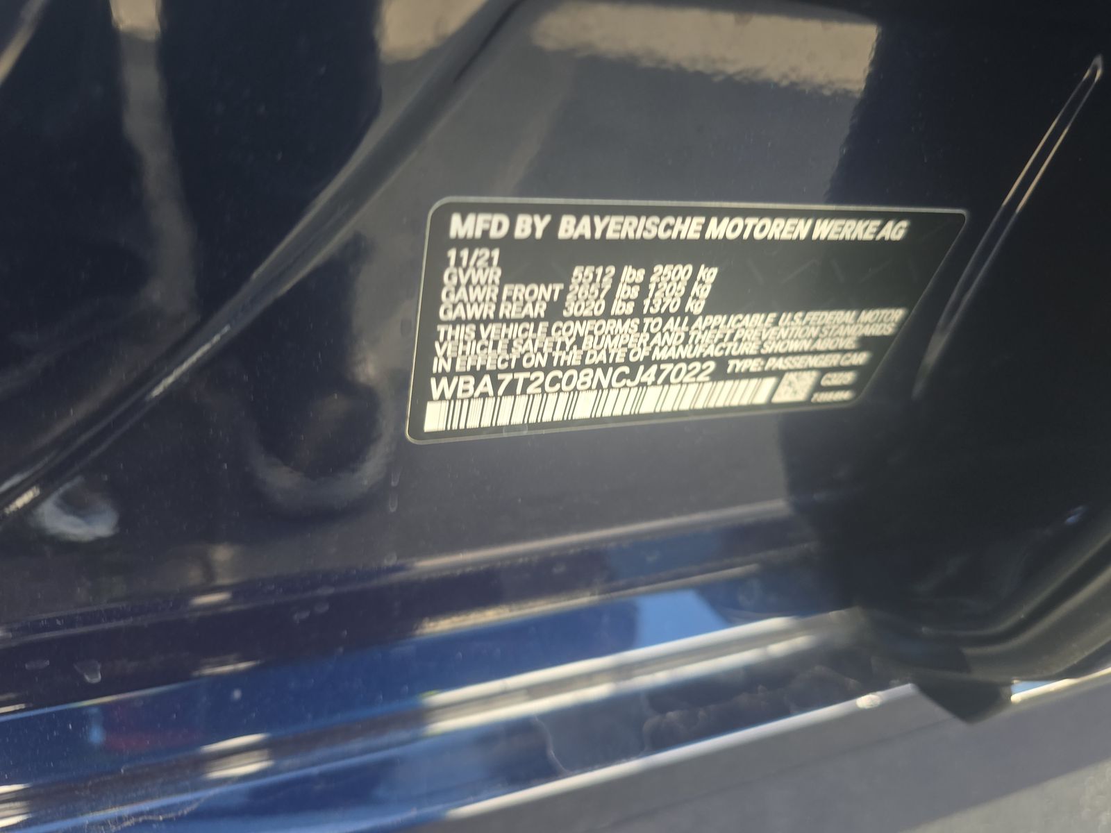 2022 BMW 7 Series 740i RWD