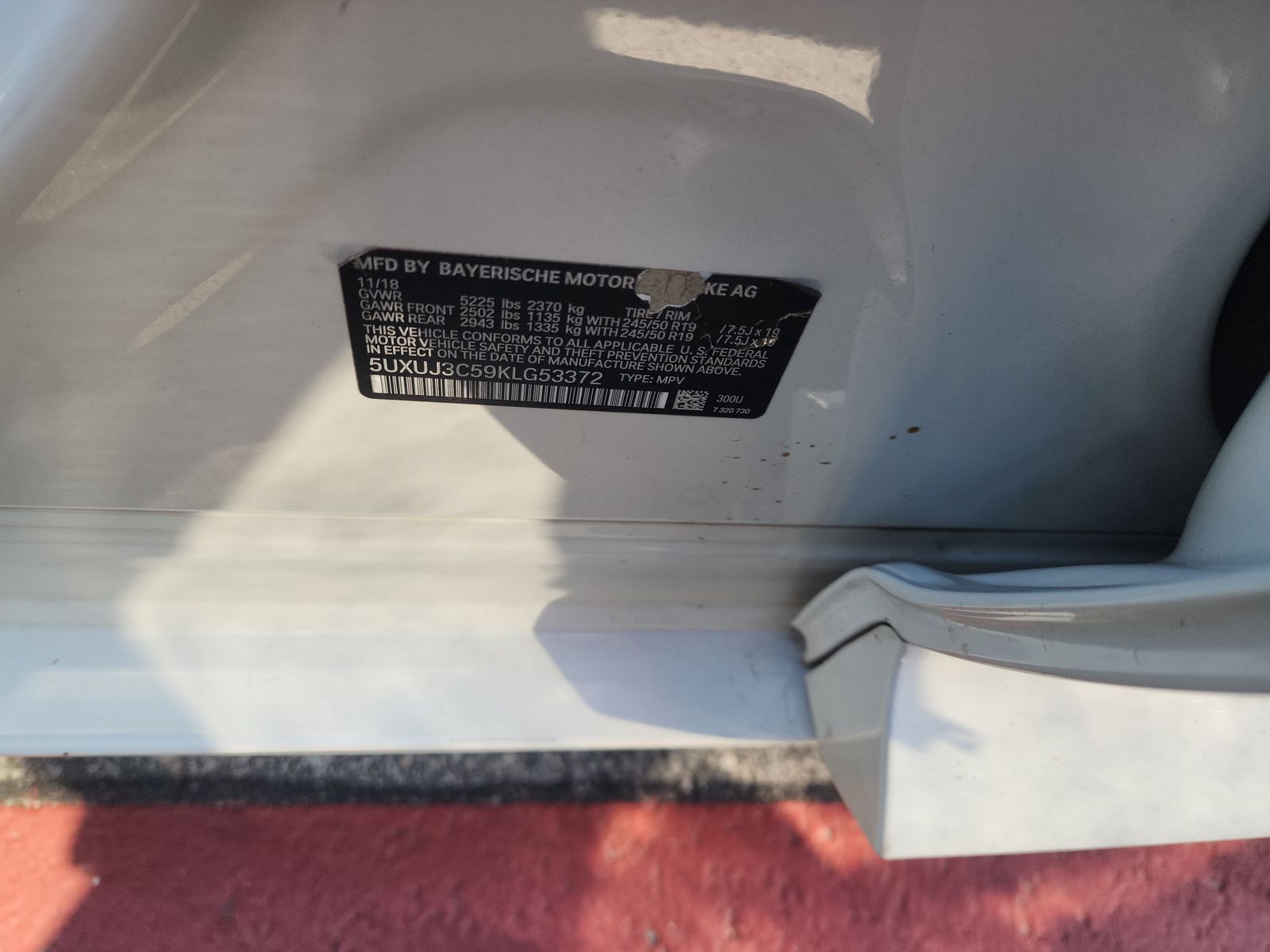 2019 BMW X4 xDrive30i AWD