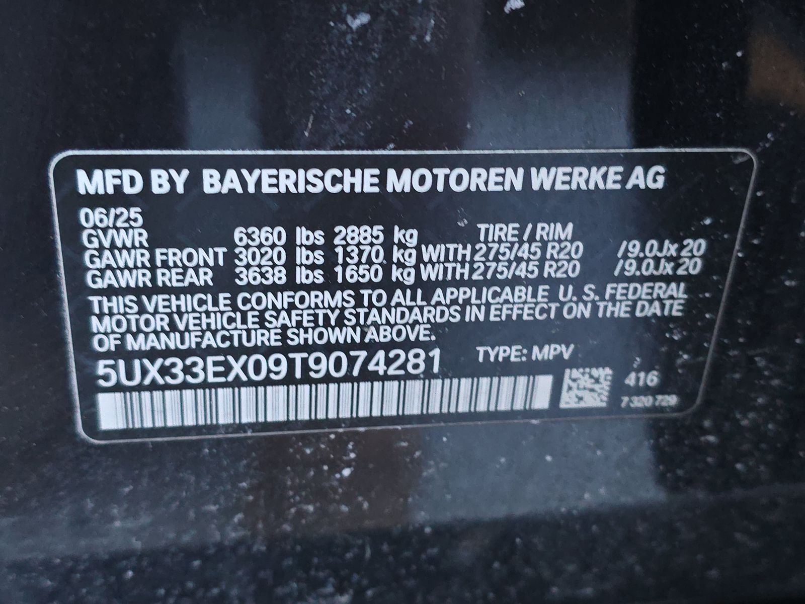 2026 BMW X6 xDrive40i AWD