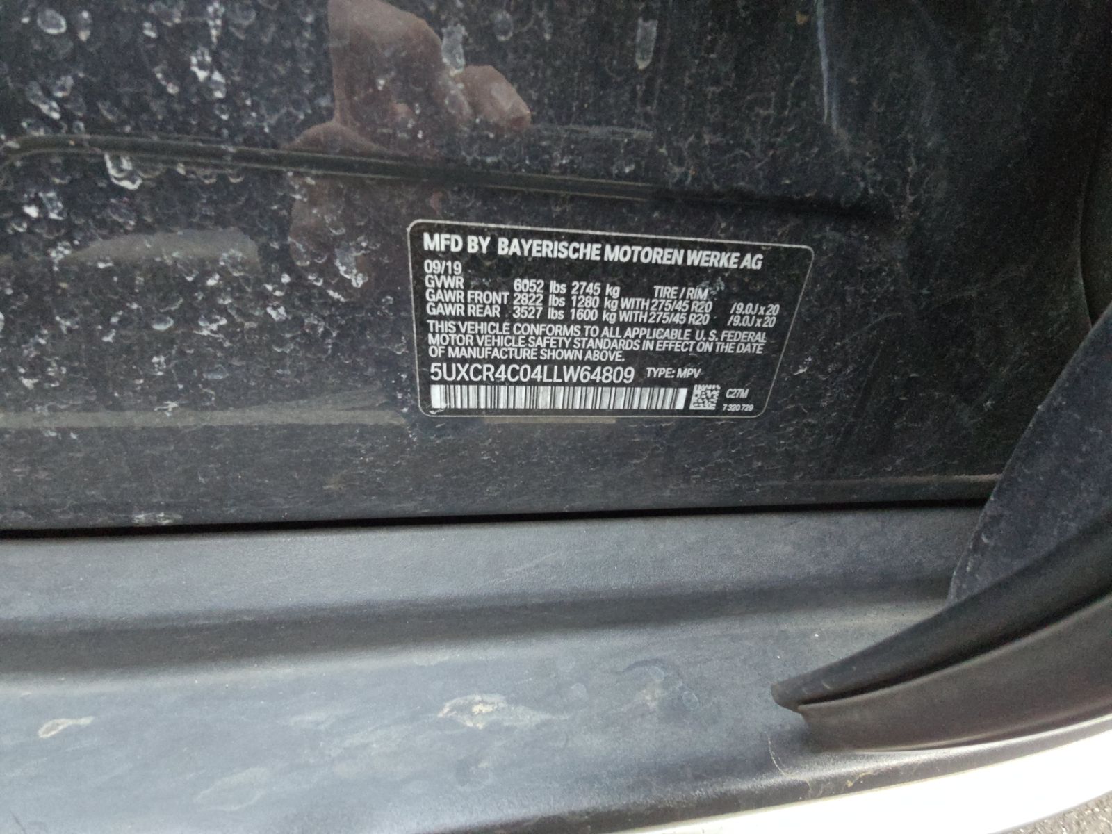 2020 BMW X5 sDrive40i RWD