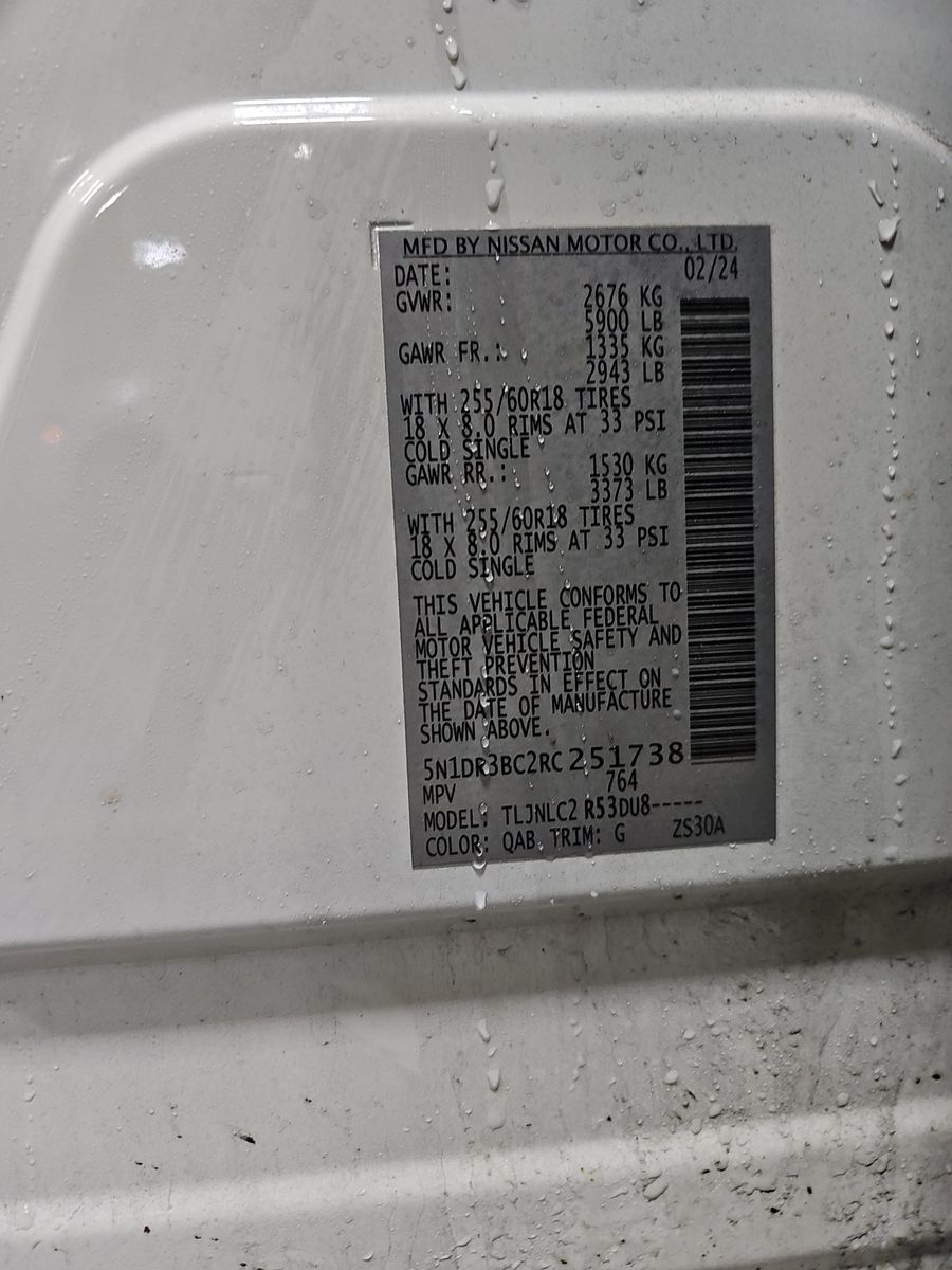 2024 Nissan Pathfinder SV AWD