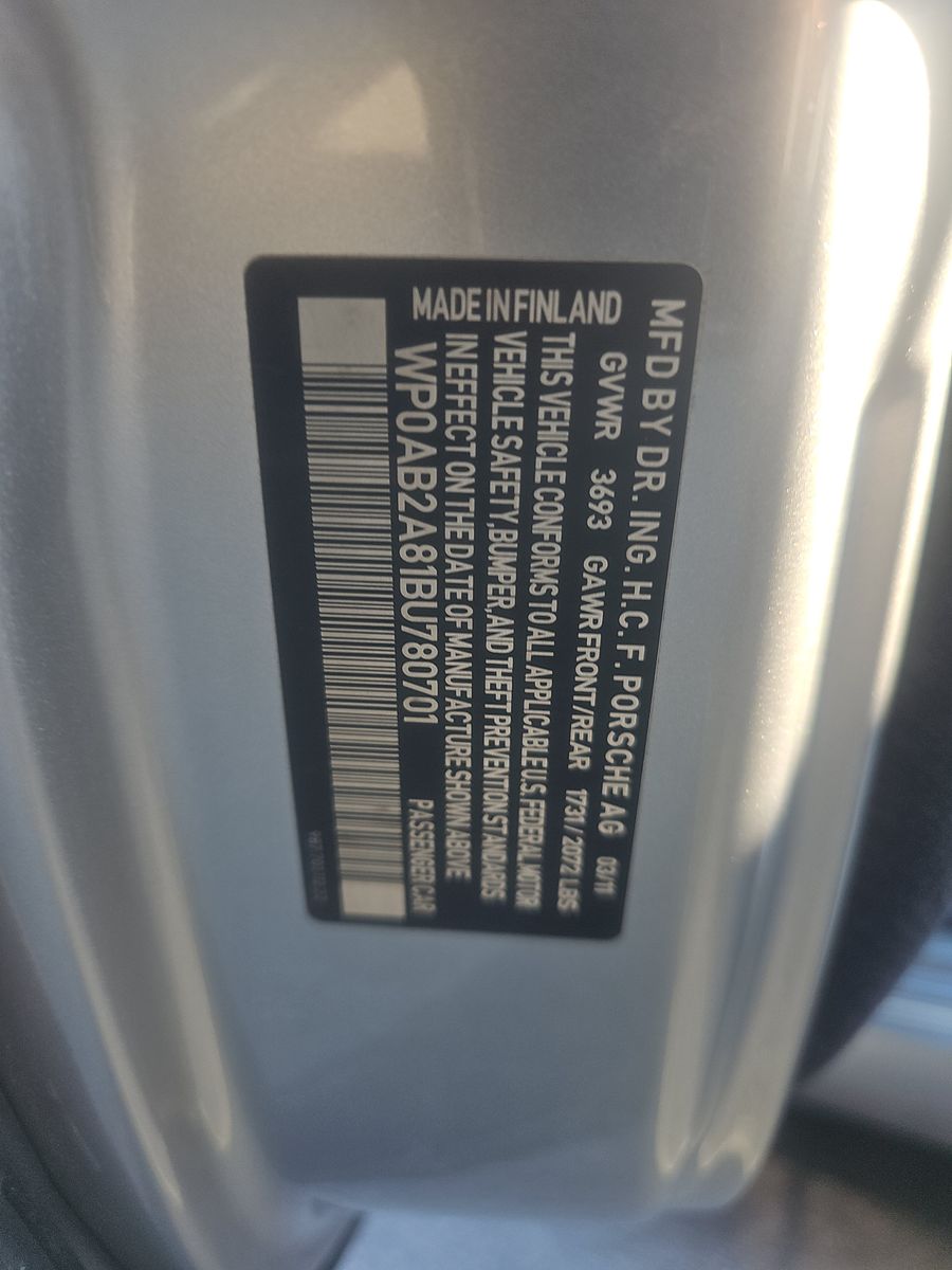 2011 Porsche Cayman S FWD