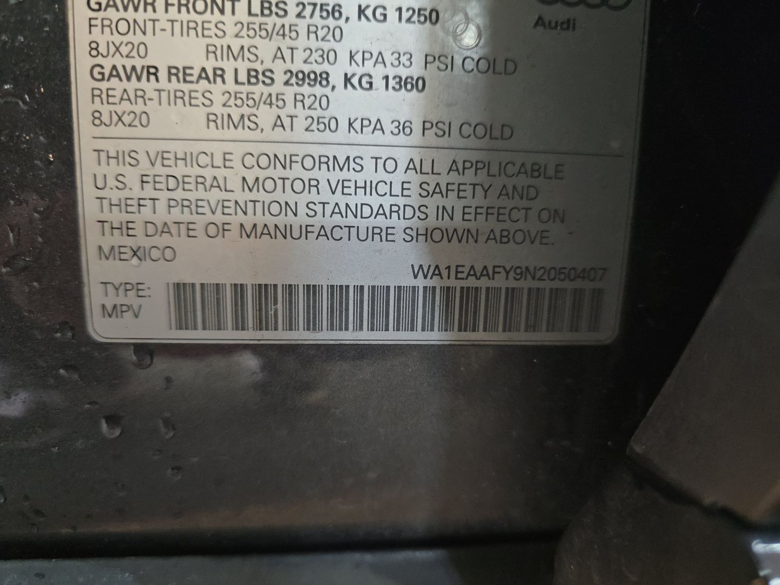 2022 Audi Q5 S line Premium Plus AWD