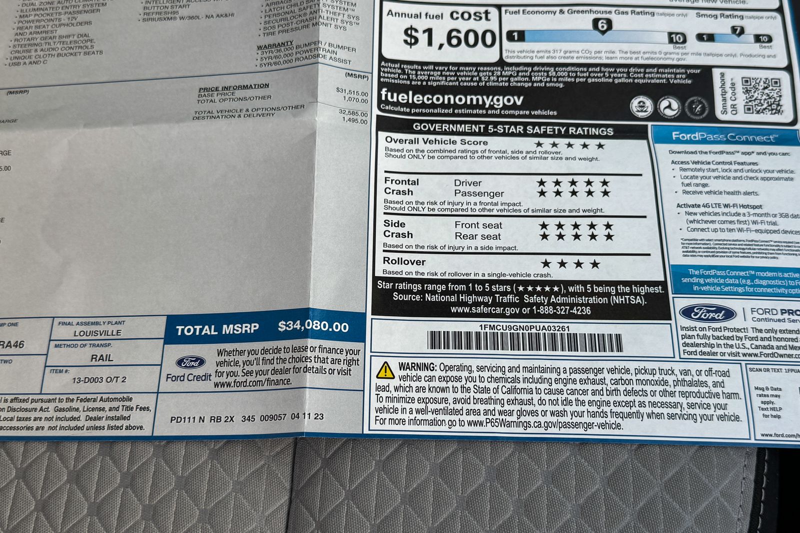 2023 Ford Escape Active AWD