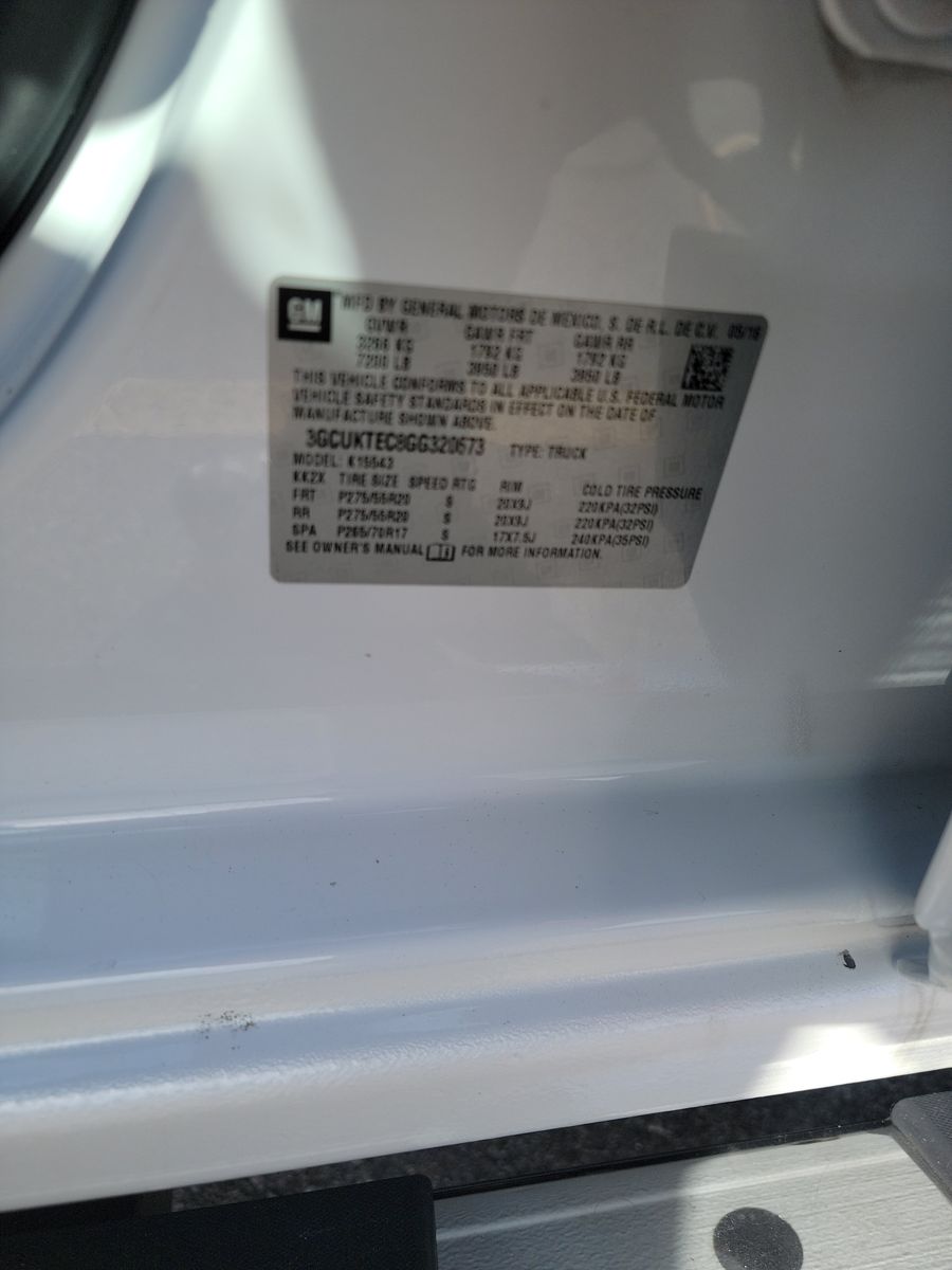 2016 Chevrolet Silverado 1500 High Country AWD