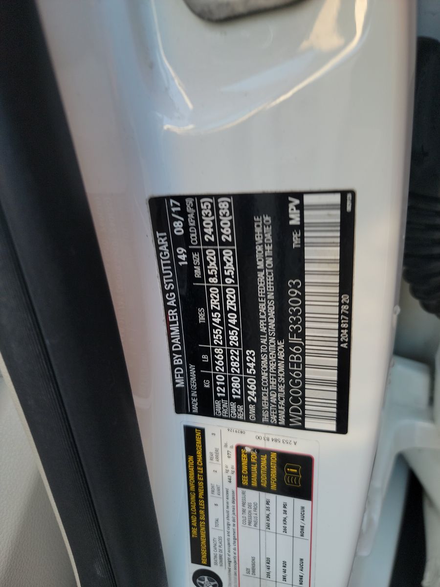 2018 Mercedes-Benz GLC AMG GLC 43 AWD