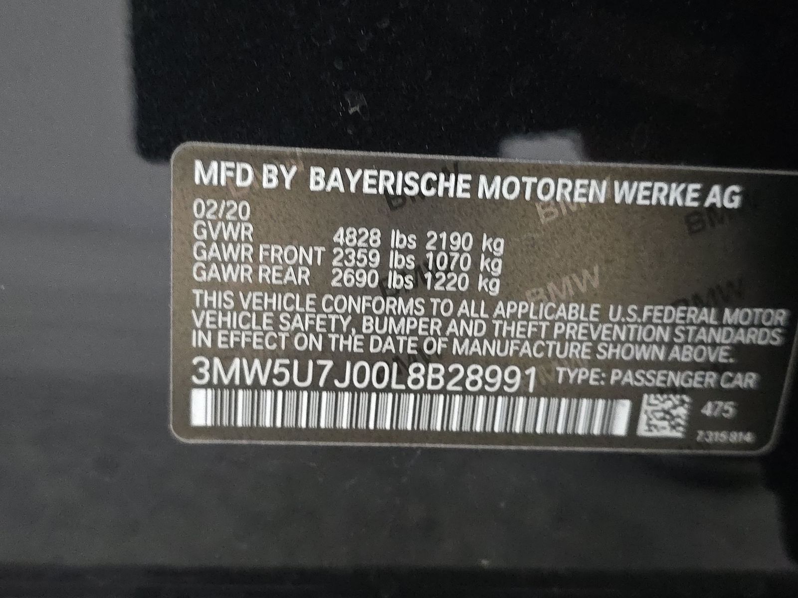 2020 BMW 3 Series M340i RWD