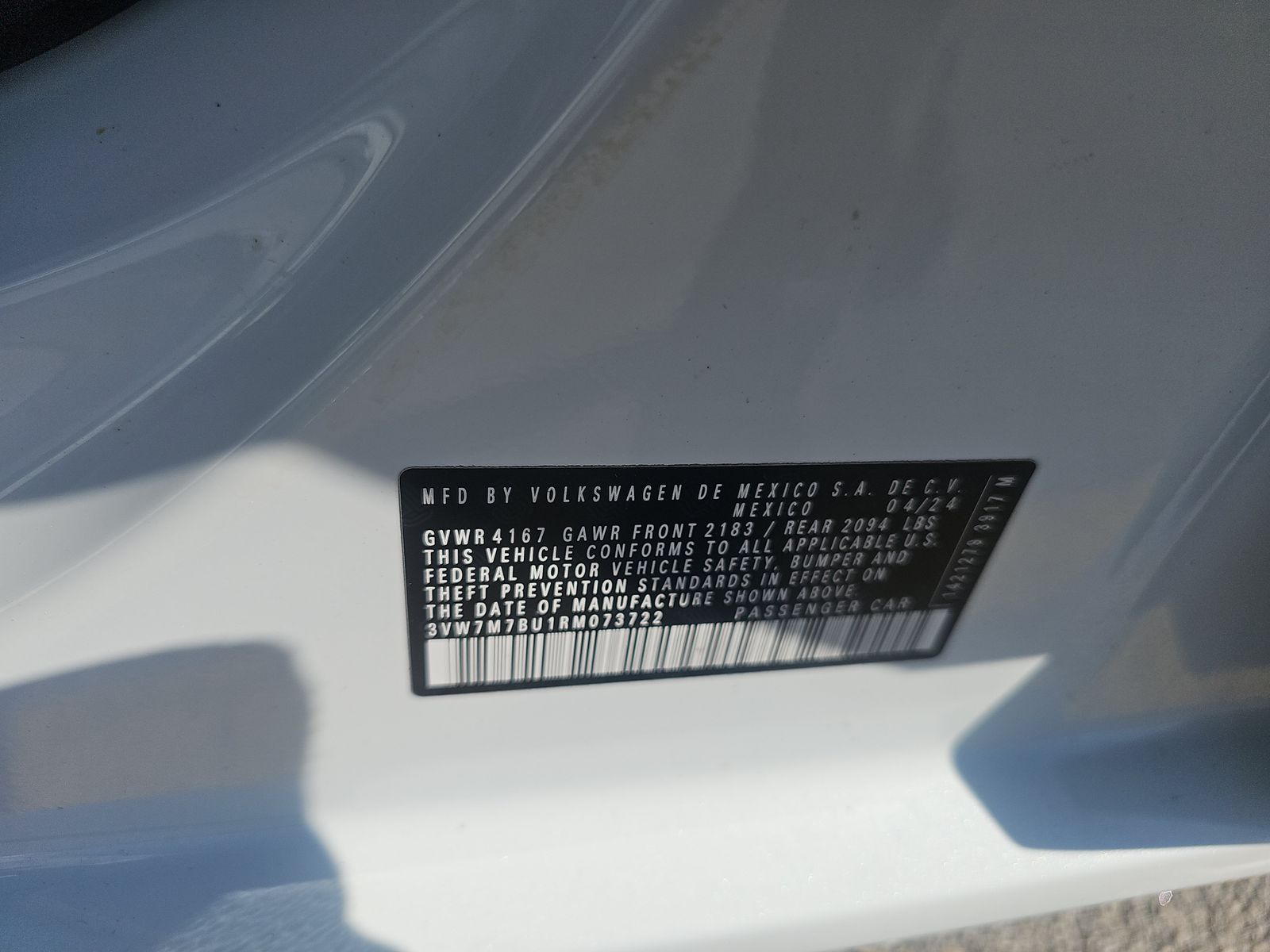 2024 Volkswagen Jetta 1.5T SE FWD