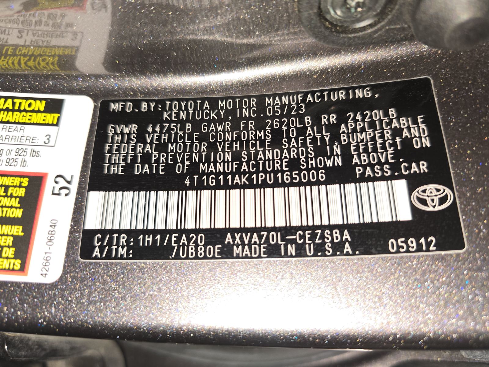 2023 Toyota Camry SE FWD