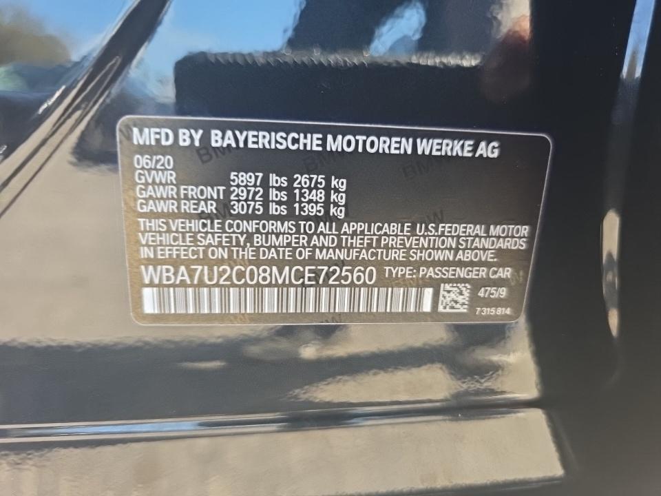 2021 BMW 7 Series 750i xDrive AWD