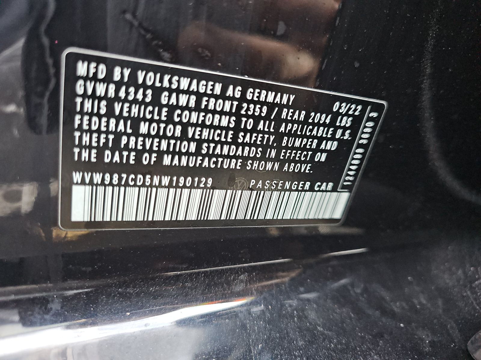 2022 Volkswagen Golf GTI 2.0T SE FWD