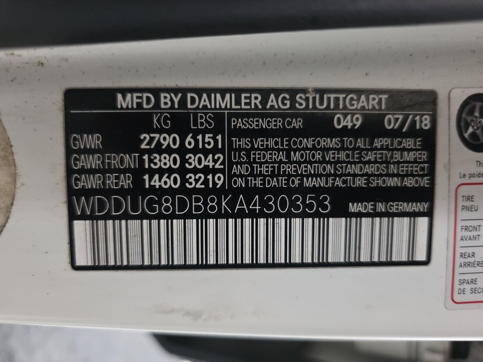 2019 Mercedes-Benz S-Class S 560 RWD