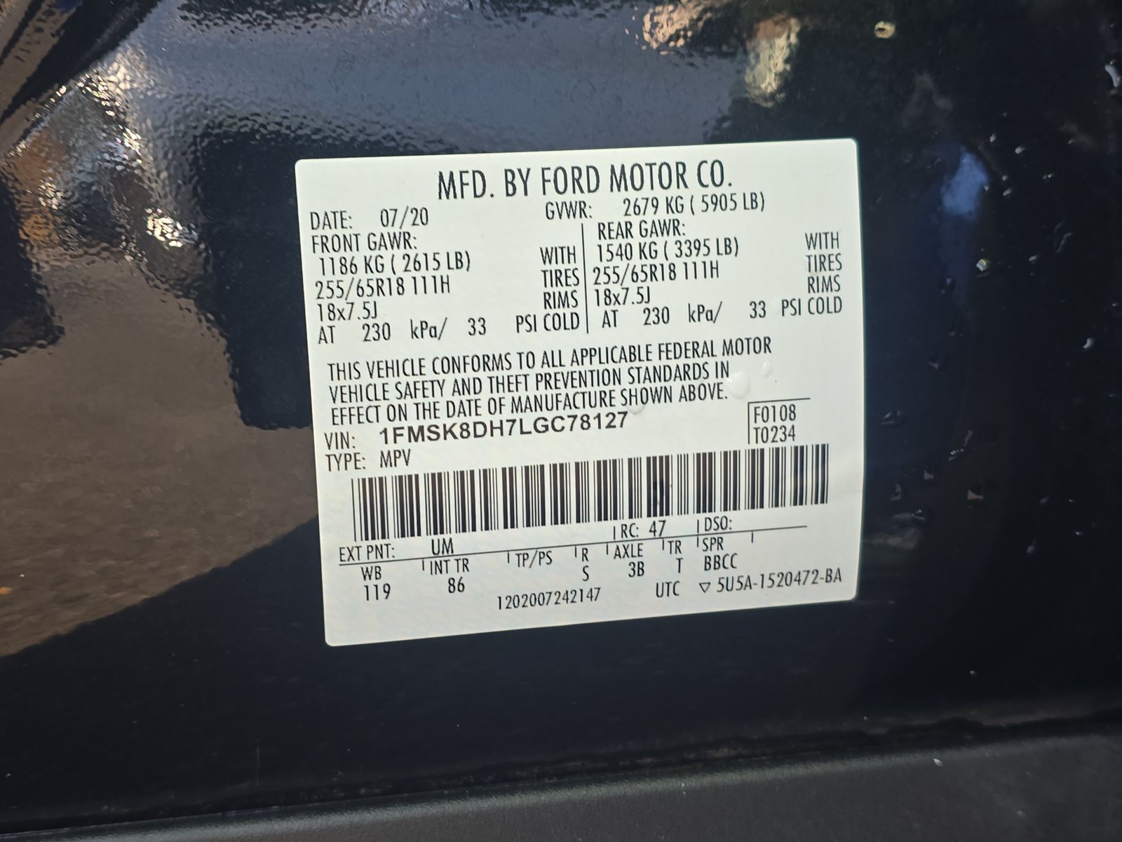 2020 Ford Explorer XLT AWD