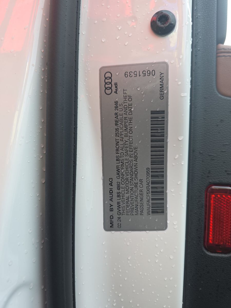 2024 Audi A5 S Line Premium Plus AWD