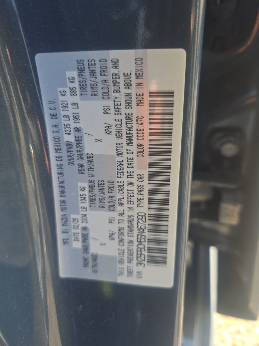 2025 MAZDA MAZDA3 2.5 S AWD