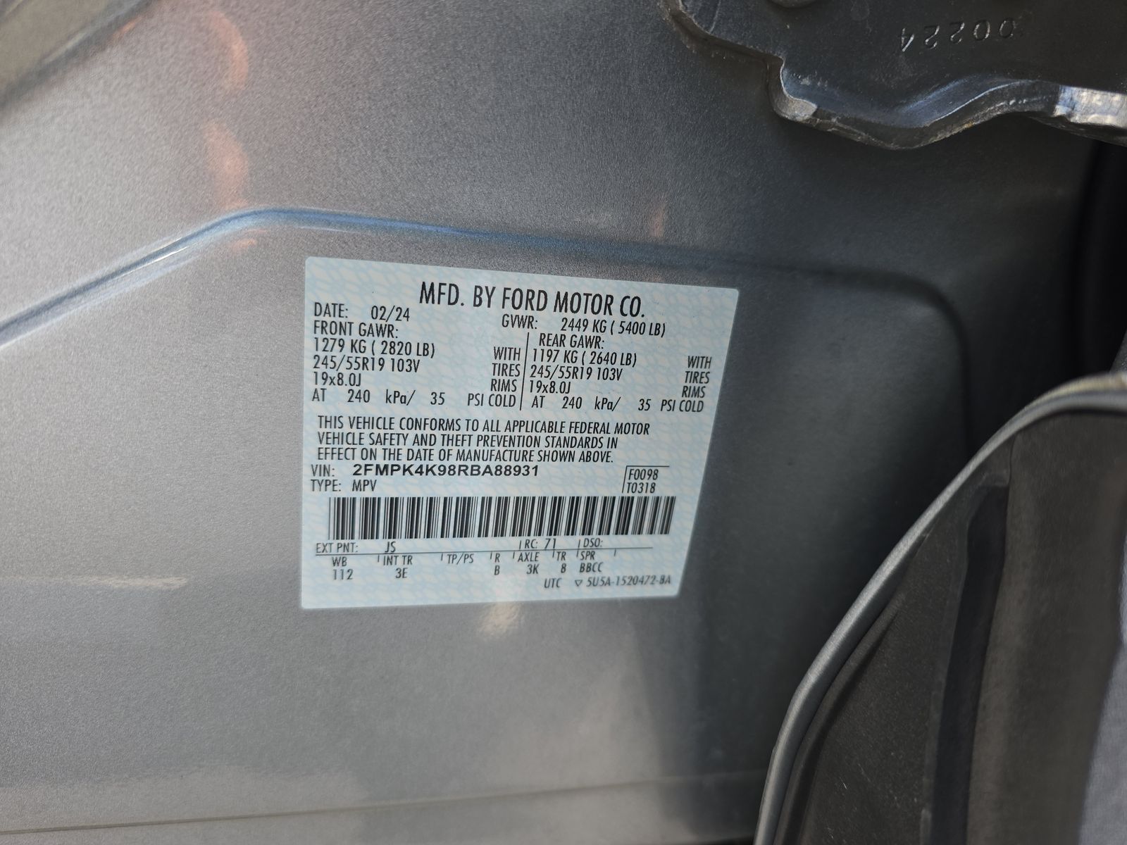 2024 Ford Edge Titanium AWD