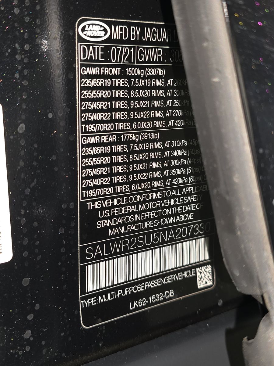 2022 Land Rover Range Rover Sport HSE Silver Edition AWD