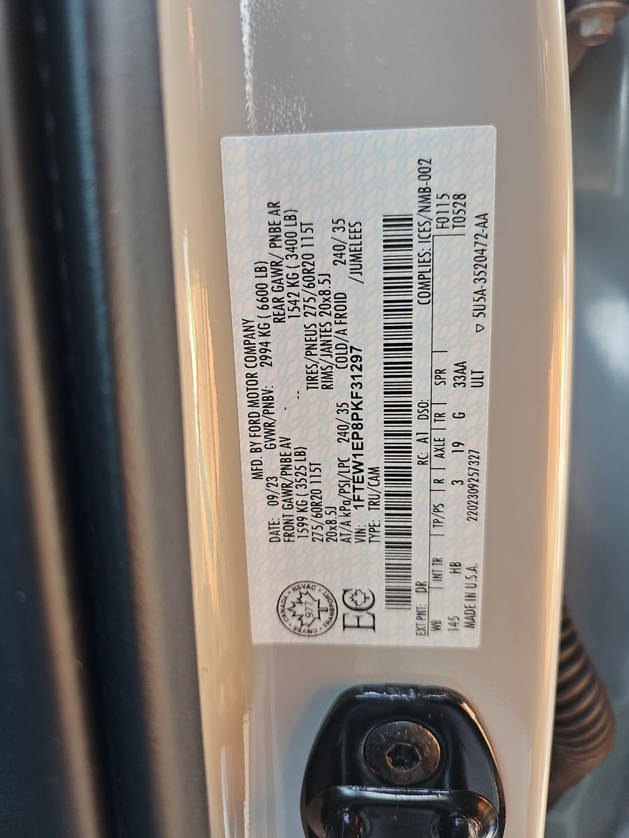 2023 Ford F-150 Lariat AWD