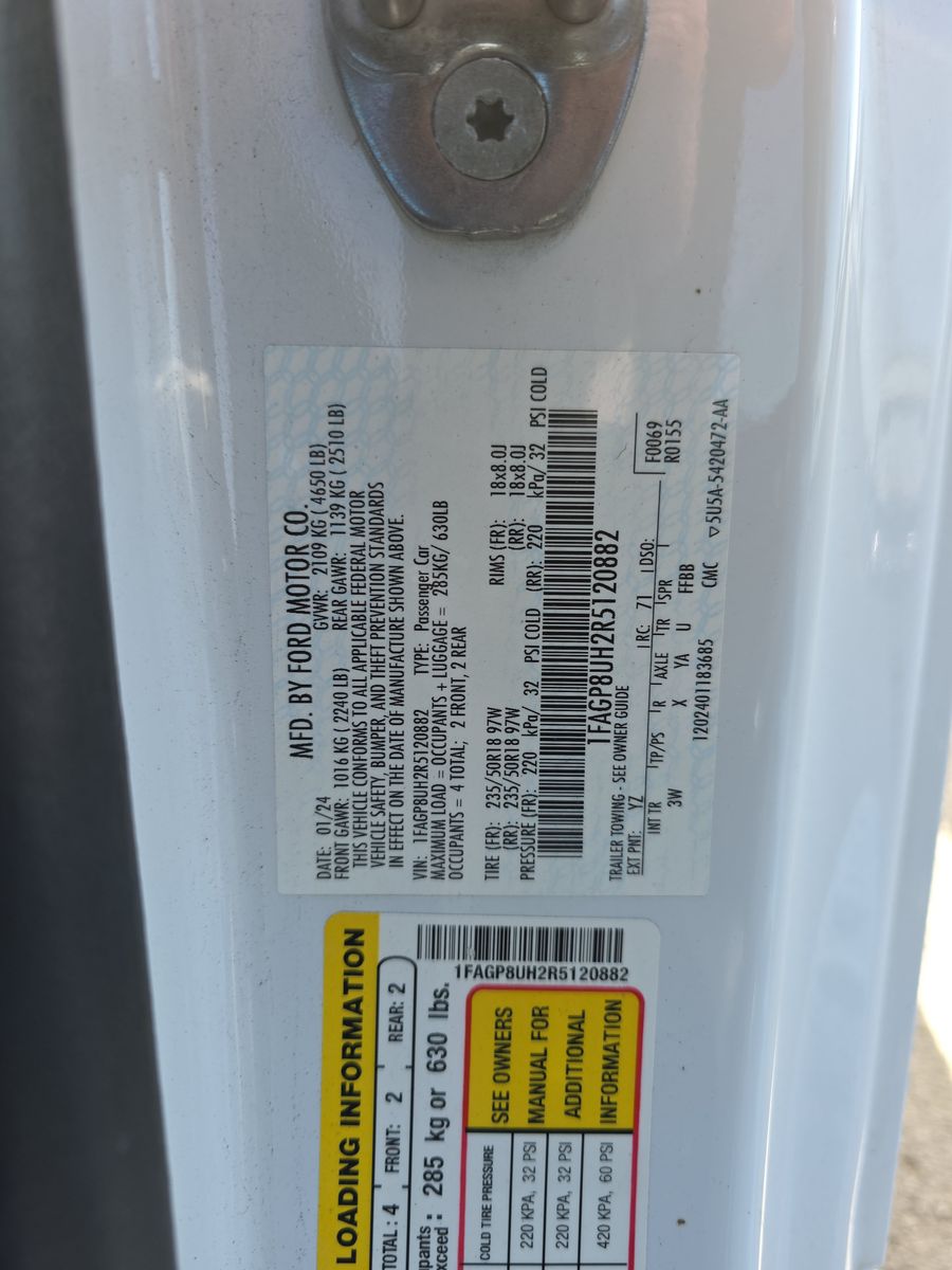 2024 Ford Mustang EcoBoost Premium RWD