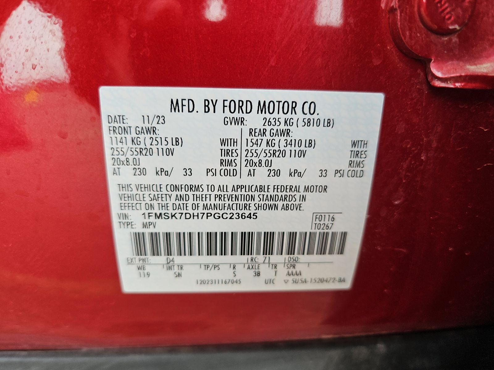 2023 Ford Explorer XLT RWD