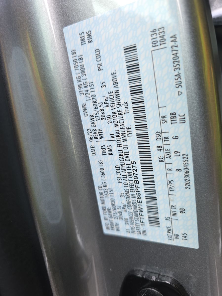 2023 Ford F-150 Platinum AWD