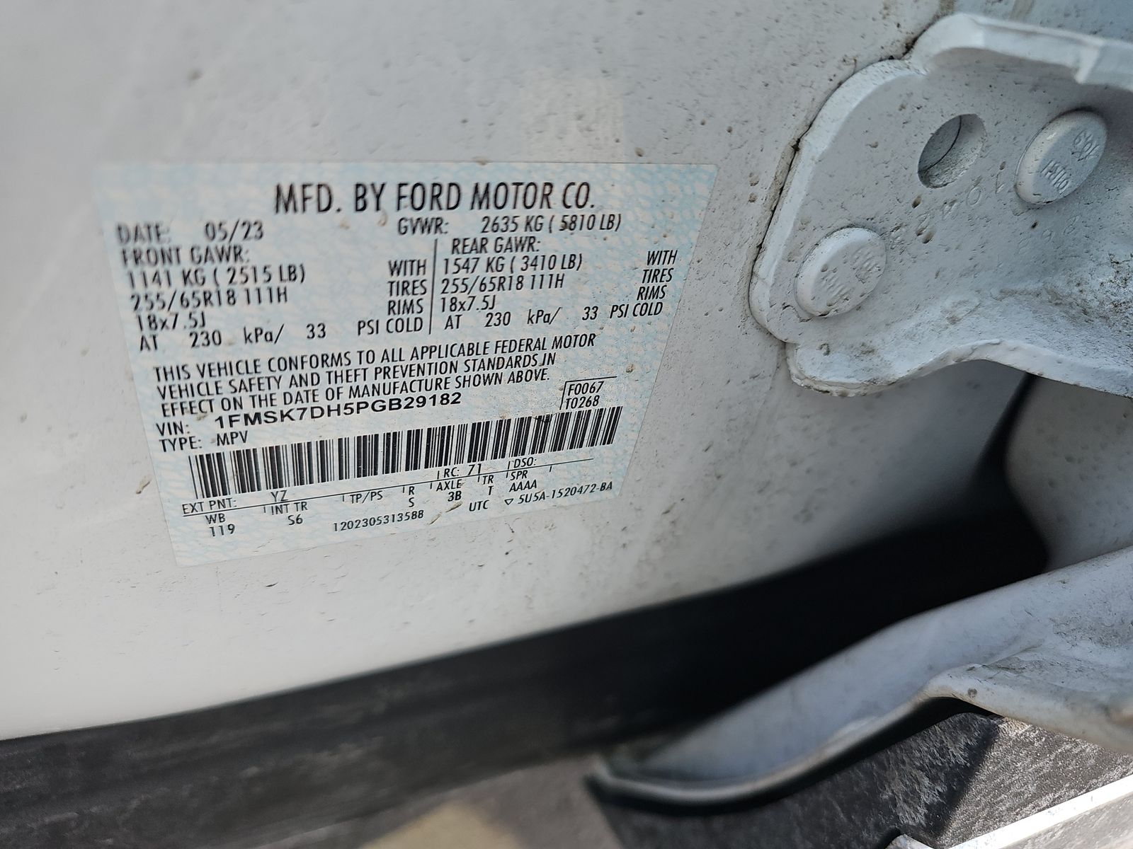 2023 Ford Explorer XLT RWD