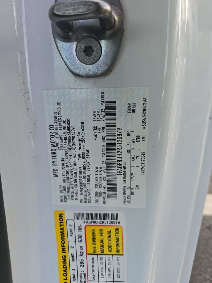 2024 Ford Mustang EcoBoost Premium RWD