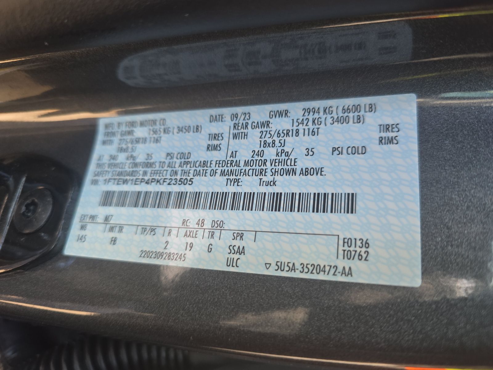 2023 Ford F-150 XLT AWD