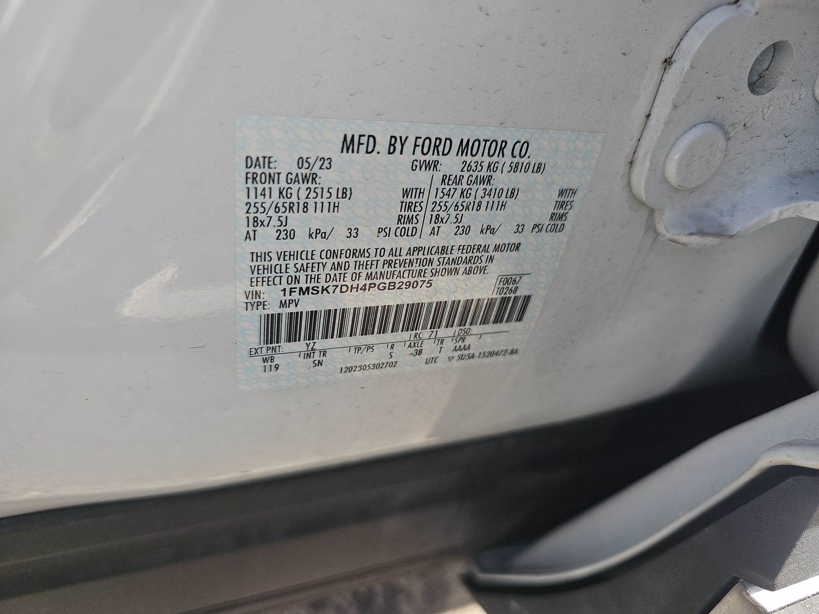 2023 Ford Explorer XLT RWD