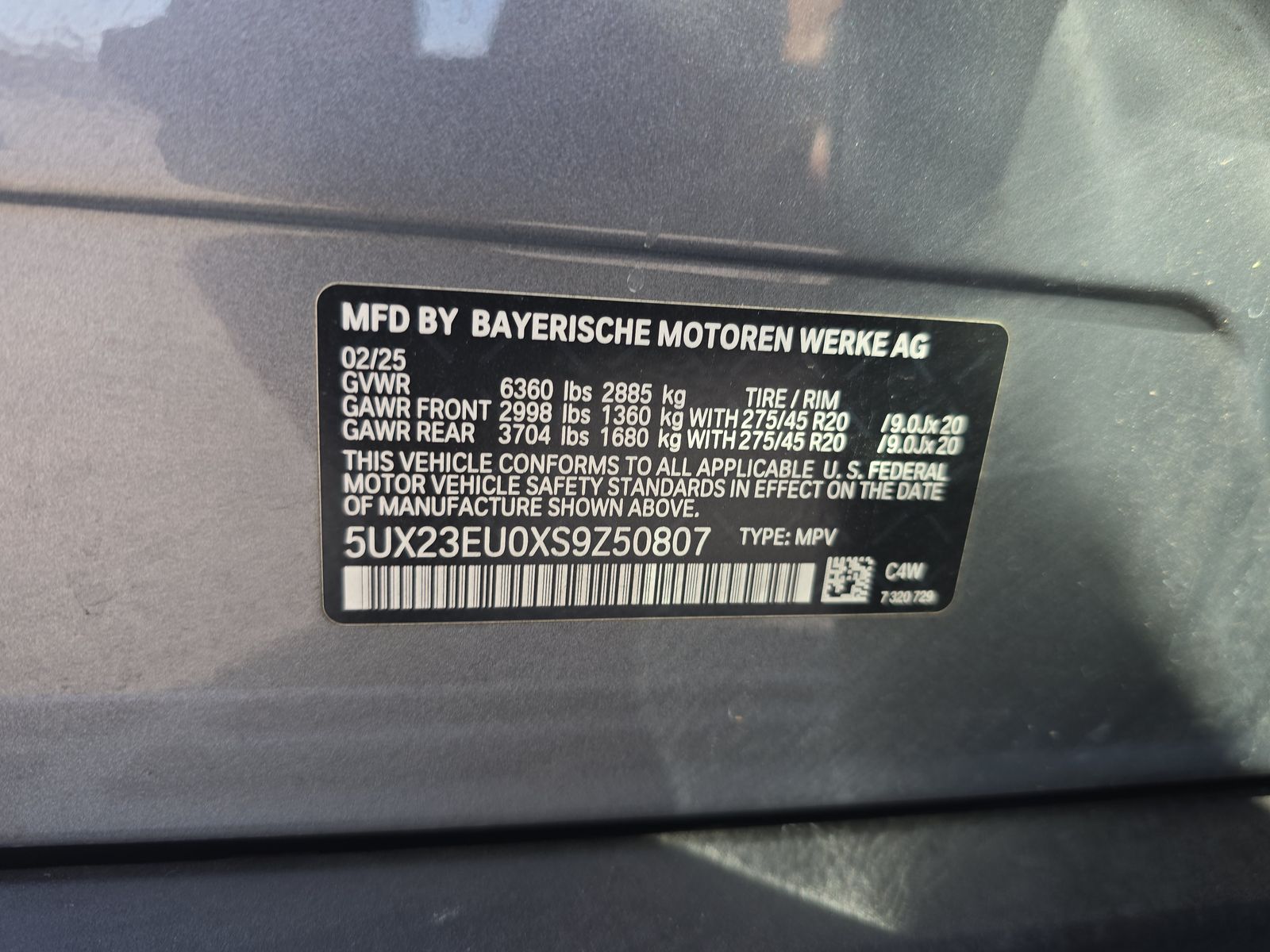 2025 BMW X5 xDrive40i AWD