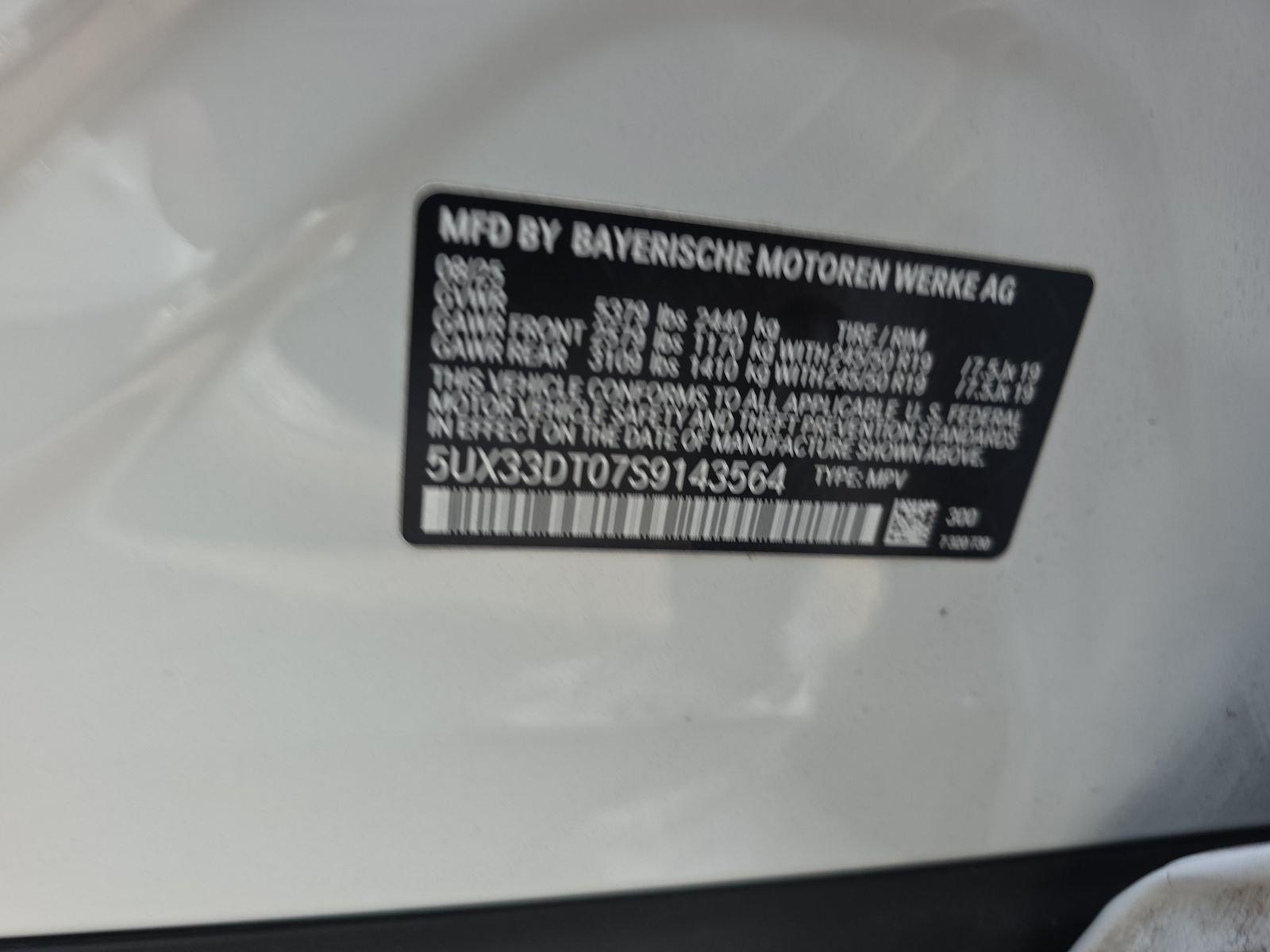 2025 BMW X4 xDrive30i AWD