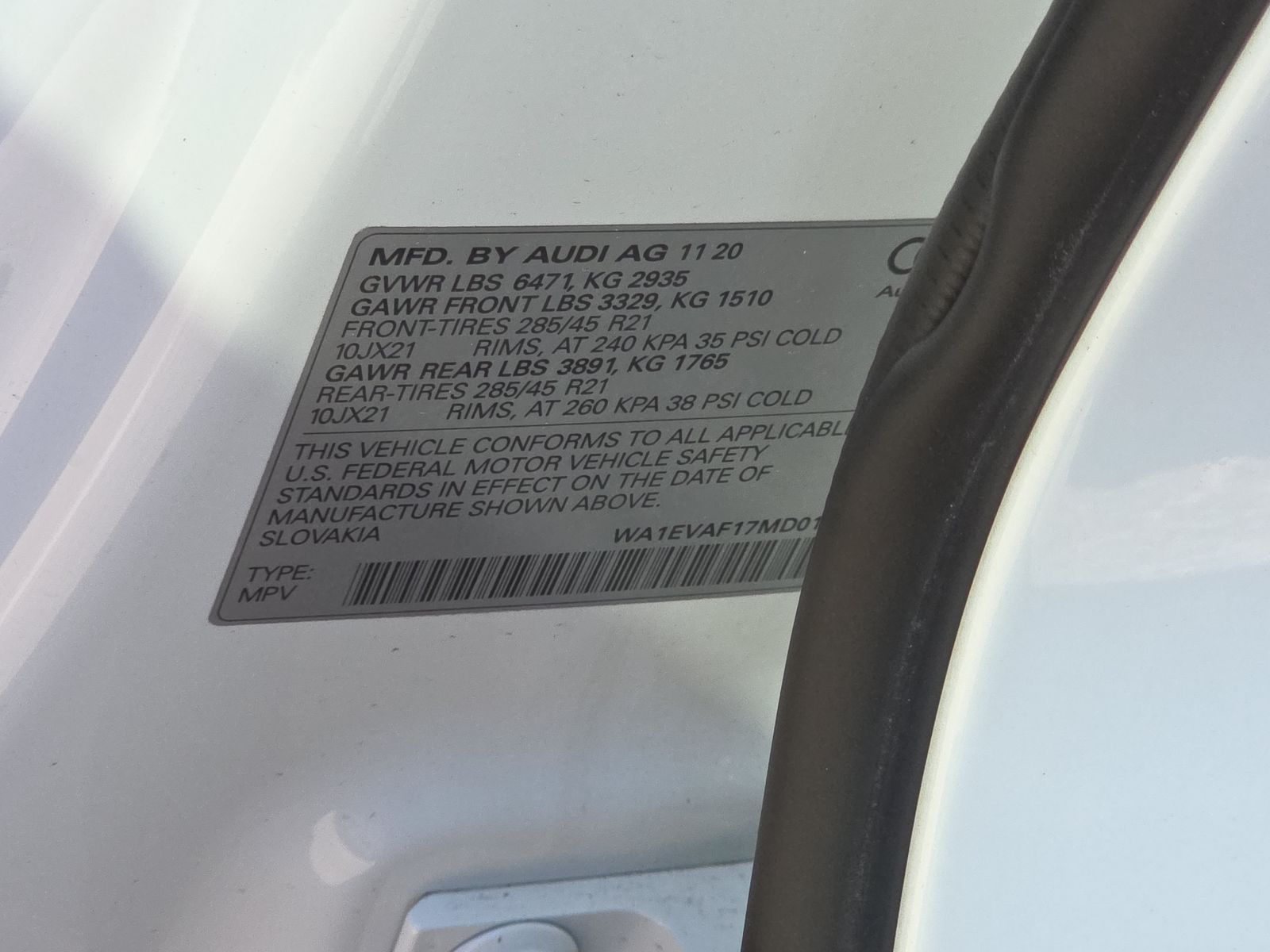 2021 Audi Q8 Premium Plus AWD