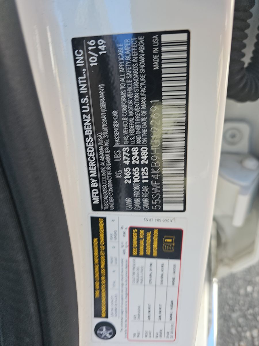 2017 Mercedes-Benz C-Class C 300 AWD