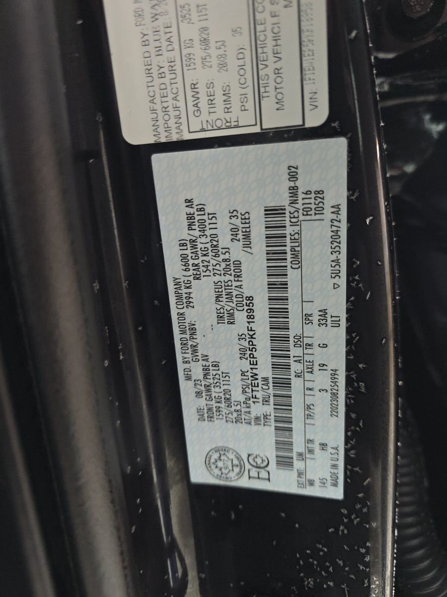 2023 Ford F-150 Lariat AWD