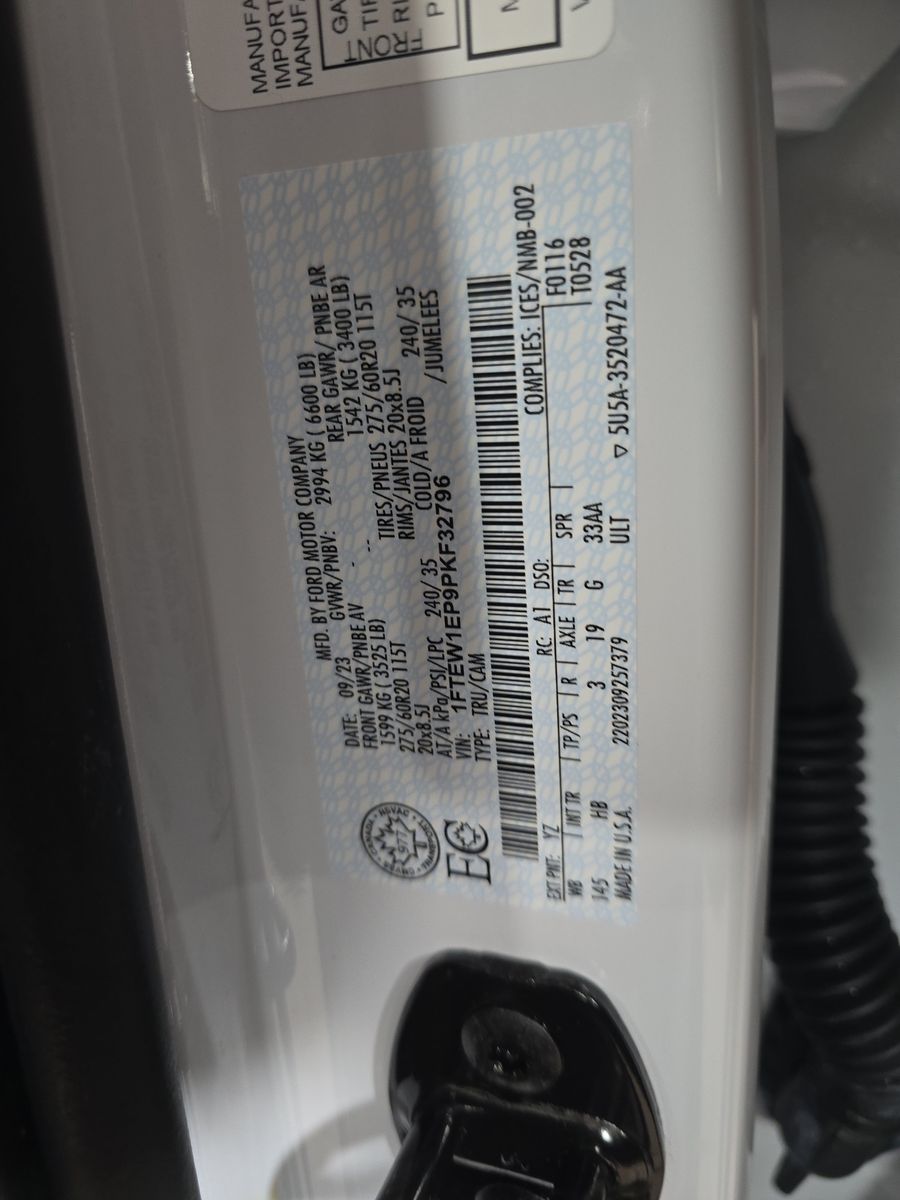 2023 Ford F-150 Lariat AWD