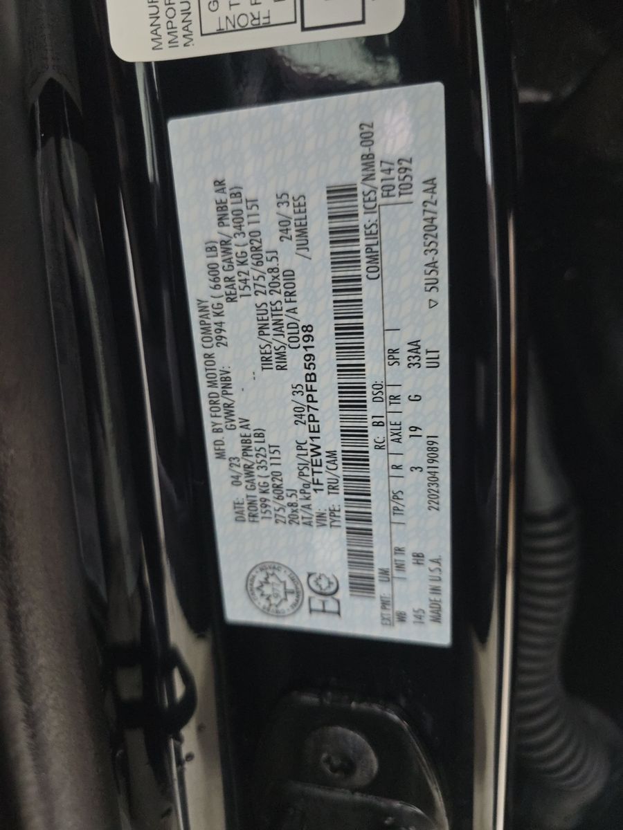 2023 Ford F-150 Lariat AWD