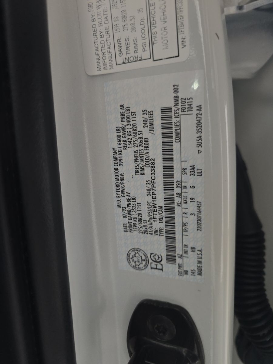 2023 Ford F-150 Lariat AWD