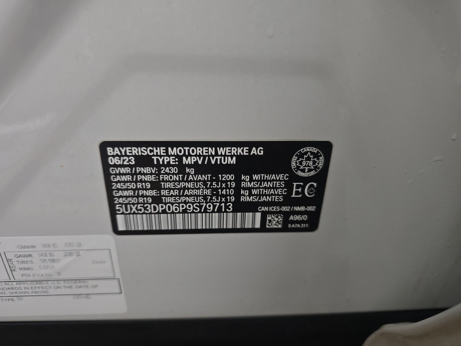 2023 BMW X3 xDrive30i AWD