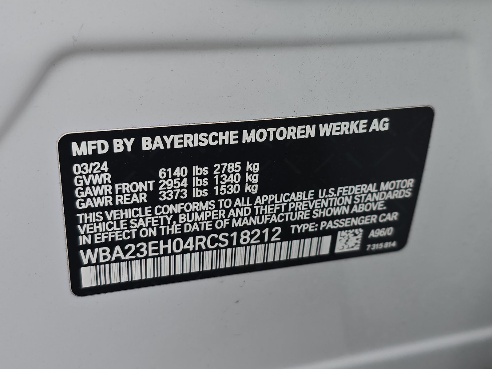 2024 BMW 7 Series 740i RWD