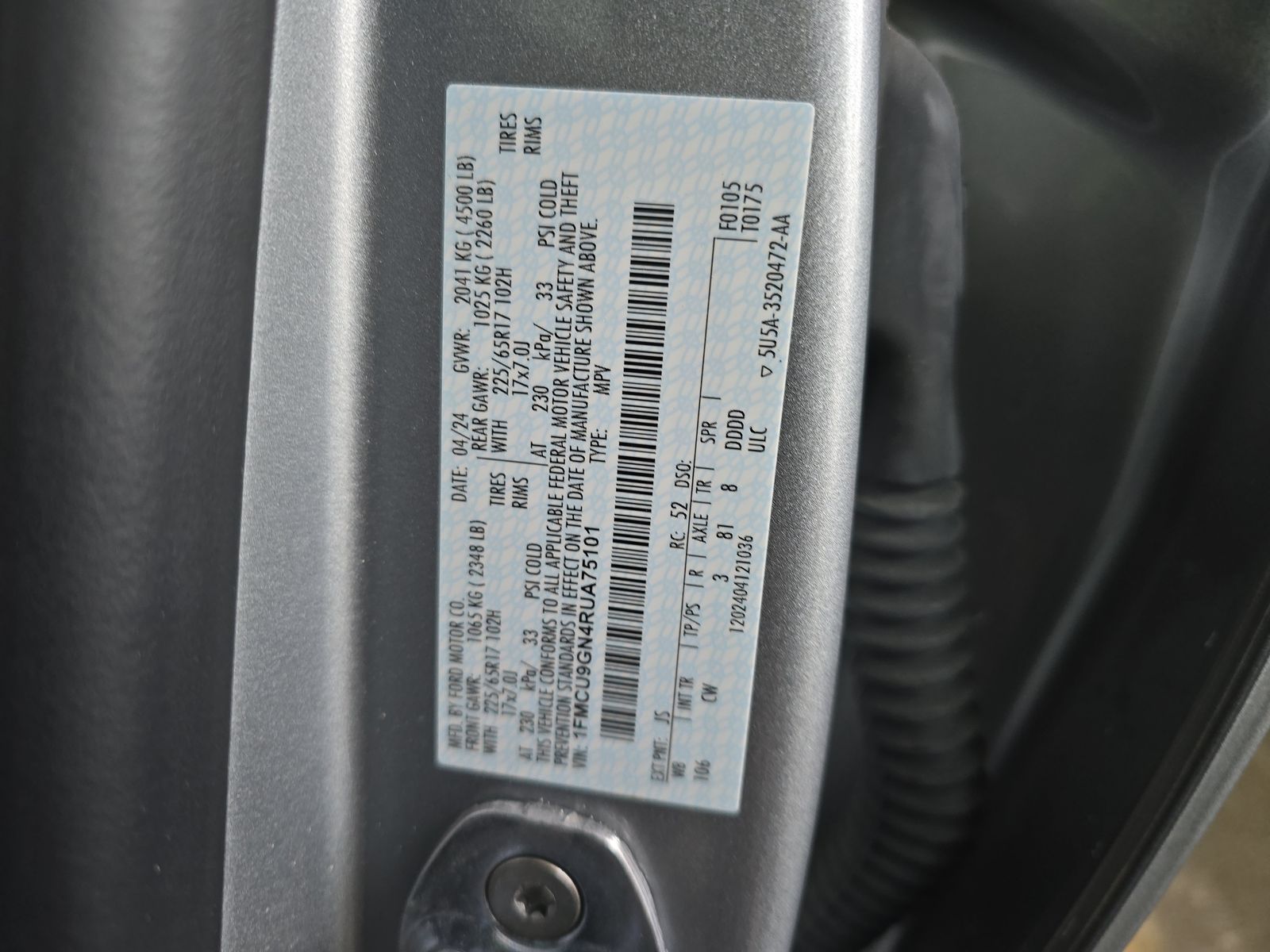 2024 Ford Escape Active AWD