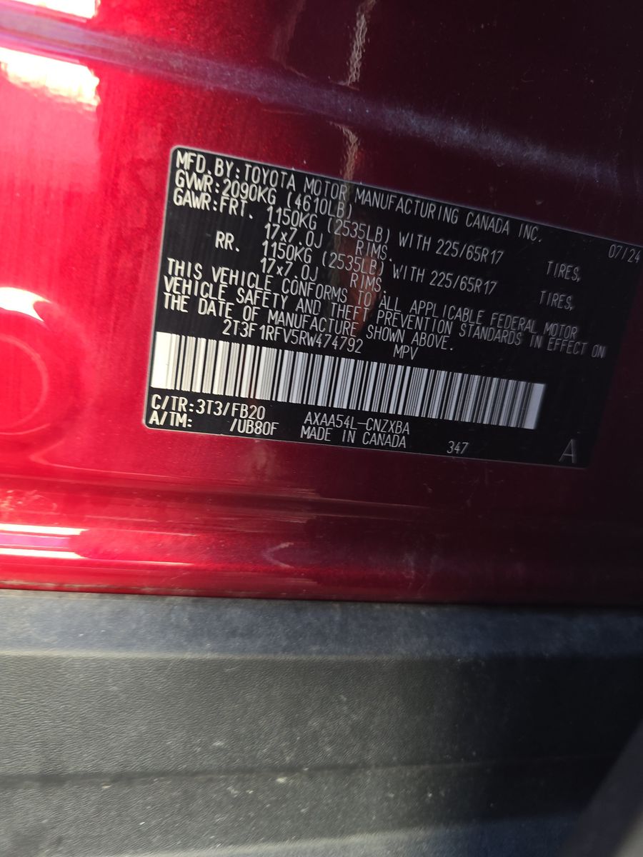 2024 Toyota RAV4 LE AWD