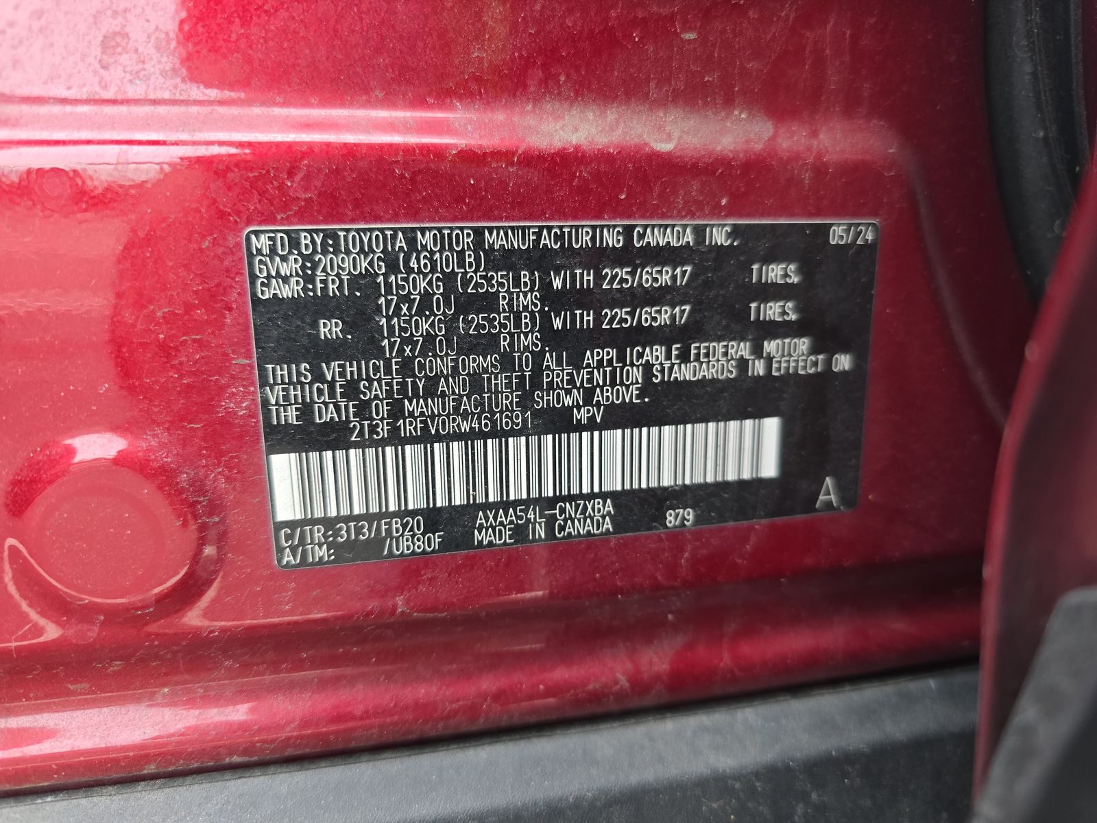 2024 Toyota RAV4 LE AWD