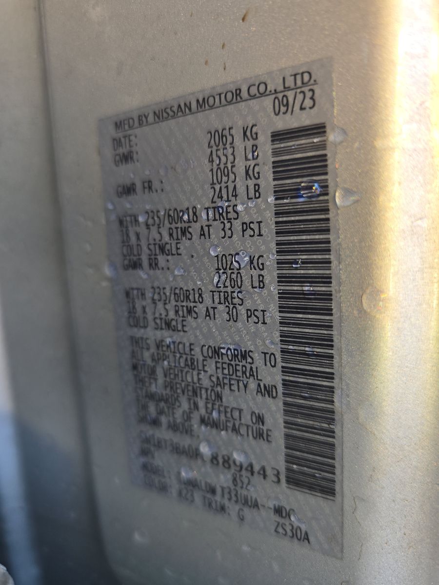 2023 Nissan Rogue SV FWD