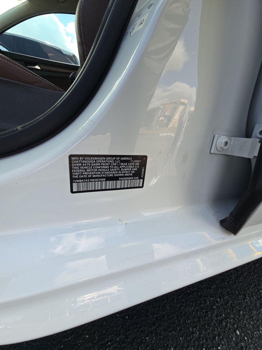 2022 Volkswagen Passat 2.0T Limited Edition FWD