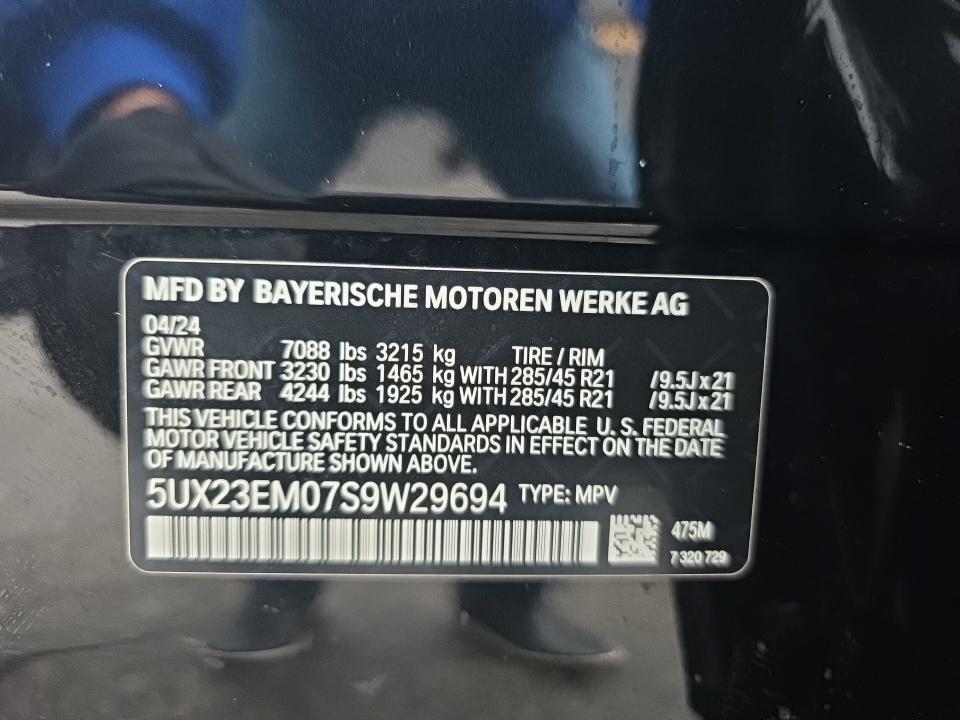 2025 BMW X7 xDrive40i AWD