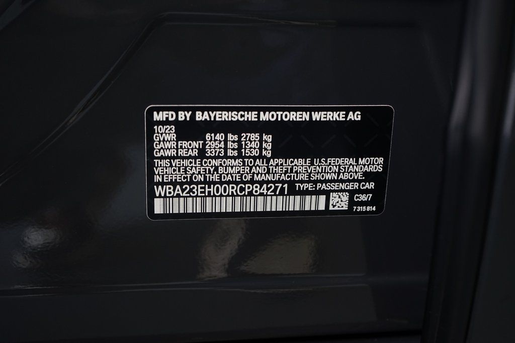 2024 BMW 7 Series 740i RWD