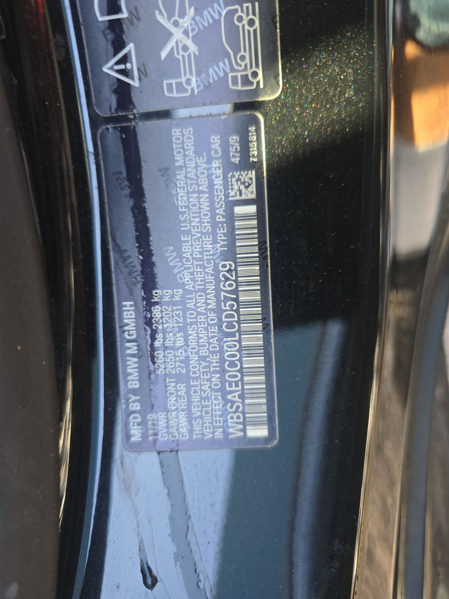 2020 BMW M8 Base AWD