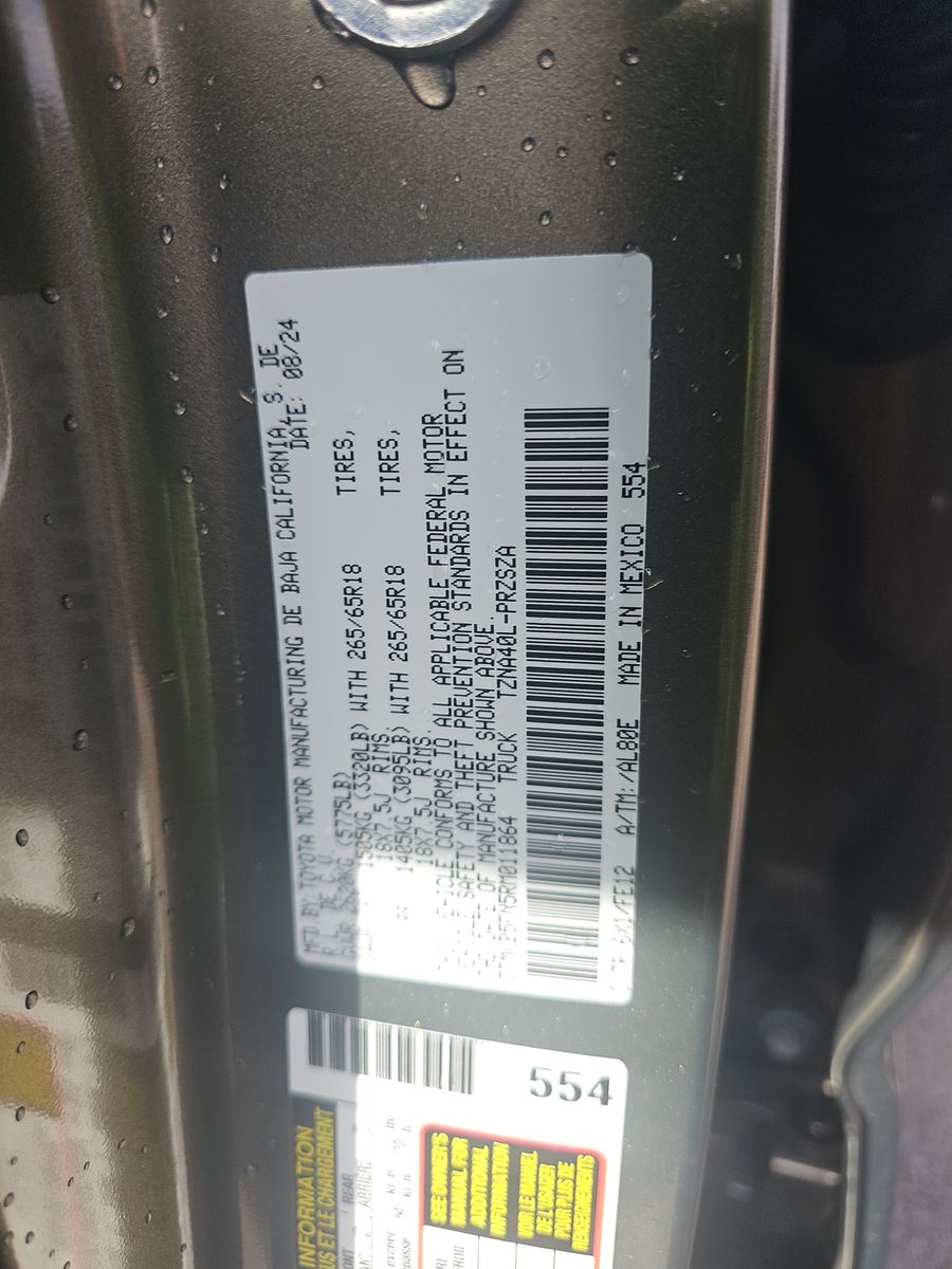 2024 Toyota Tacoma TRD Sport RWD