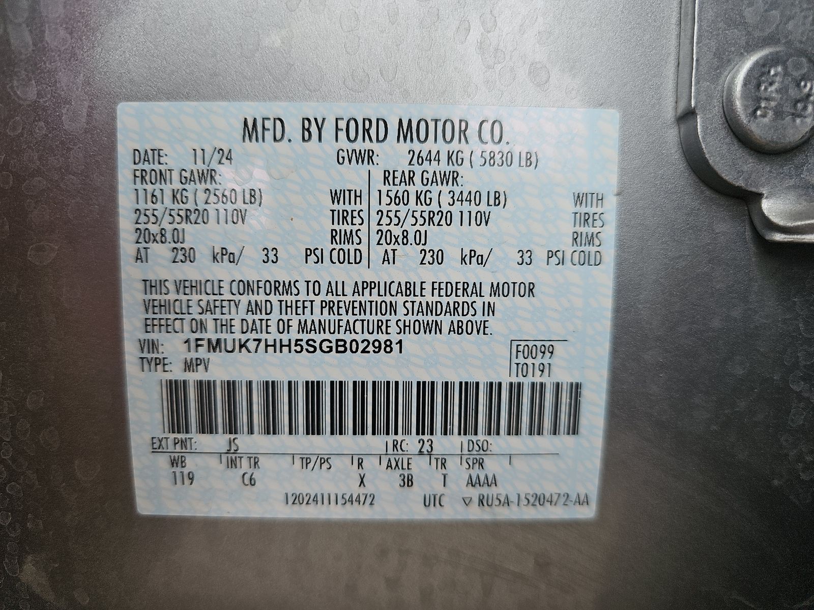 2025 Ford Explorer Platinum FWD